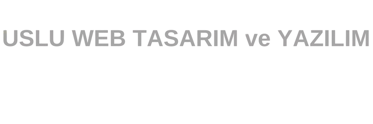 Uslu Web Tasarım ve Yazılım Geliştirme